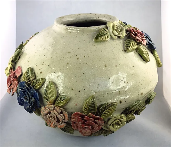 VASE M. BLOMST